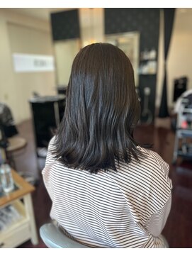 ローレン(LOREM) レイヤーミディアム×グレージュ3.17イメチェン