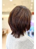 大人のレイヤーウルフ　/軽やか/クセ毛、多毛◎