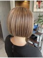 コレットヘア(Colette hair) ナチュラルハイライトでストレートでも立体感がでるように^ ^