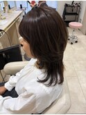 30代40代50代くびれミディアムくびれレイヤー髪質改善白髪ぼかし