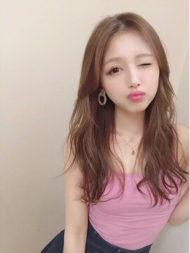 ヘアー アンド ビューティー ザ エフ 西尾店(Hair Beauty the F) 【the F 】ゆるふわピンクベージュ