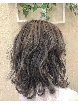 ベニ 岩沼たけくま店(BENI) ハイライト×グレージュ