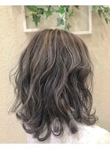 ハイライト×グレージュ