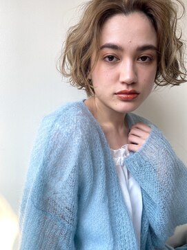 ガレージ バイ グリーン 原宿 表参道(Garage by green) 【loki】かき上げパーマ