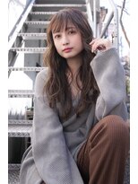 オースティン 門前仲町(AUSTIN)&nbsp;前髪かき上げイメチェンイヤリングカラーラベンダーカラーくびれ