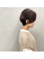 タグ(#tag)&nbsp;#ジェンダー丸みショート×ラベンダーバイオレットカラー