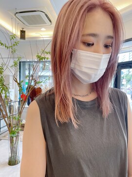 ヘアーアイスカルテット(HAIR ICI QUARTET) ピンクベージュ　ベビーピンク