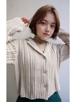 ブゾン(buZon)&nbsp;【buZonブゾン】センターパート×毛先パーマ