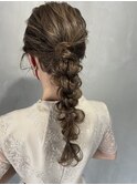 2022SS/ hairmakeWILLOW　ポニー編み