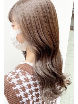 シェリー 仙台(Cherie) やわらかブラウン×イヤリングカラー◎20代30代40代