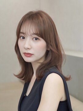 アンアミ シブヤ(Un ami shibuya) 【Unami】池田　大人ミディアム『上品な顔まわり×くびれヘア』