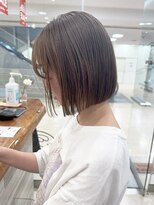 モリオ フロム ロンドン サッポロファクトリー店(morio FROM LONDON)&nbsp;【morio】札幌ボブ　ぱつっと前下がりハイトーンボブ