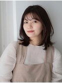 イメチェン似合わせカット レイヤー アッシュブラック