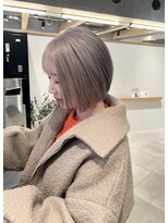 オーク 学芸大学(OAK)&nbsp;ミルクティーグレージュ　ミニボブ