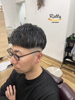 ラリー(Rally)&nbsp;クロップ風ツーブロスキンフェード