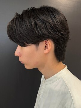 エルマーク 枚方(L-MARK) センターパートニュアンスパーマ韓国カルマパーマコンマヘア