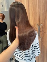 ガリカ 博多(Gallica)&nbsp;【長まなみ】ブリーチなしダブルカラーでつくるこっくりベージュ