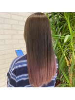 ビスイル 秋葉原店(Vis ill) 大人美人艶カラーベージュ小顔カット透明感レイヤーロング