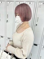 ムク 横浜店(muku)&nbsp;ボブピンクグレージュカラー