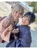 【学生はこちら！】学割U24　着物レンタル＋着付け＋アレンジヘアセット