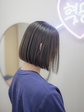 ライズ バイ レボ 柏店(RISE by REVO) タッセルボブ/透明感アッシュ