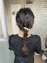 フェリーチェ(Felice)&nbsp;編み下ろし　ローポニー　玉ねぎヘア　参列ヘア