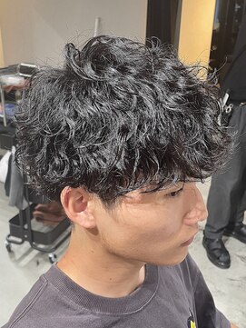 ブルニール 心斎橋(BLEUNIR) 波巻きスパイラル 波巻きパーマ マッシュ ツイストスパイラル