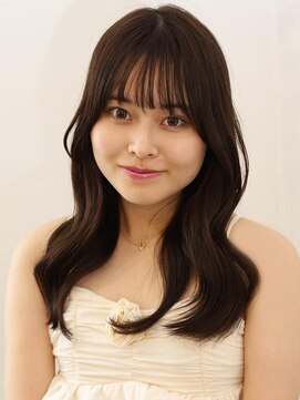 アース 大崎店(HAIR&MAKE EARTH) ストレートバング×韓国風ヘア