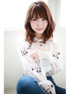 オーバーヘアー 大久保店(over hair) 【over hair】 大人可愛い☆ロブスタイル