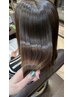 《大村指名》クリスタライジングストレート全体(資生堂縮毛矯正）&カット