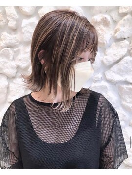 ヘアサロン エフ 渋谷(F) #ハイライト#外ハネボブ