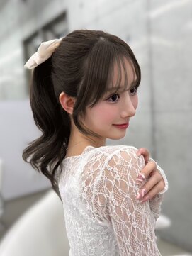 アリュウル 表参道(ALLURE) アレンジしても可愛い後れ毛カット/お顔まわりカット◯伊藤