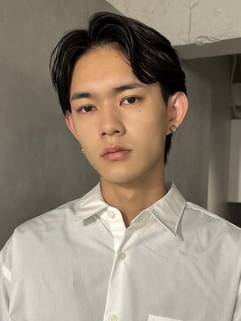 men's/メンズカット/リバースセンターパート/ニュアンスパーマ