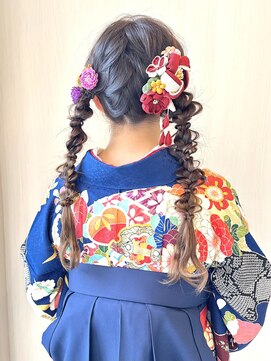 綾橘 卒業先 ヘアセット＆袴着付　［所沢］
