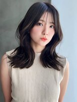 SOYON 青葉店【ソヨン】【2月21日オープン(予定)】&nbsp;黒髪シースルーバング×女っぽくびれヘア