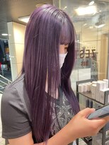 ヘアーアンドメイク ビス(HAIR&MAKE bis)&nbsp;パープルカラー