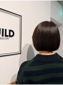 大人ミニボブで叶える美シルエット