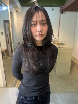 ハル ヘアスタジオ(haRu hair studio) ロングハイレイヤースタイル