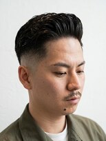 ワンワンオー バーバーショップ 長浜店(@110 BARBER SHOP)&nbsp;ハイフェード×アップバング