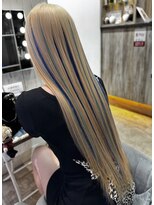 ヘアーグランデシーク(Hair Grande Seeek)&nbsp;ギャルStyle【ブロンド×水色青】