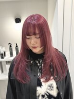 フリーダムガーデン 岡山駅前店(freedom garden)&nbsp;10代20代色気抜群姫カットレイヤー&ボルドーカラー
