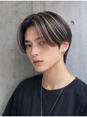 【押川】　センターパート×メッシュキャップハイライト