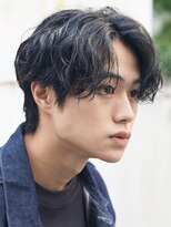 フィフス 大分(fifth)&nbsp;大分スパイラルパーマメンズカットセンターパートツーブロック