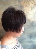 大人のショートボブ