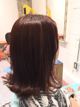 ヘアーワークス エイトコー(Hair works eight.co) 切りっぱ外はねボブ