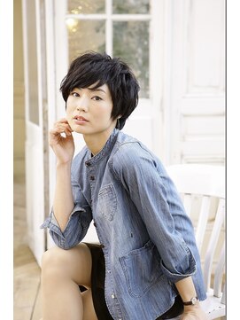 アントリール 下高井戸(entrir) エアリーショート×斜めバング【アントリール下高井戸】