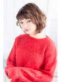 ふんわり透明感ボブ