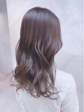 ドゥマン(Demain) ブリーチなし/透明感溢れる/ピンクベージュ/小顔/レイヤー