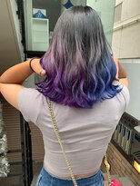 ラフ 難波店(LAFF)&nbsp;#黒髪#ボブルフ#ネビージュ#小顔#ワンレン