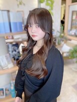 ヘアメイク ミチ 富田店(HAIRMAKE MICHI)&nbsp;【MICHI 富田店　古作蓮】エギョモリ　シースルーバング